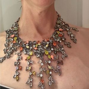 BCBG Statement Multi-Coloured Necklace & Earring Set